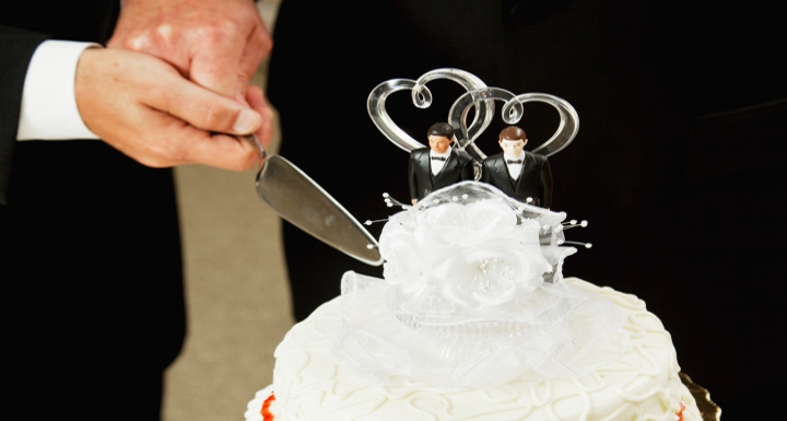 Same-Sex Wedding Cake